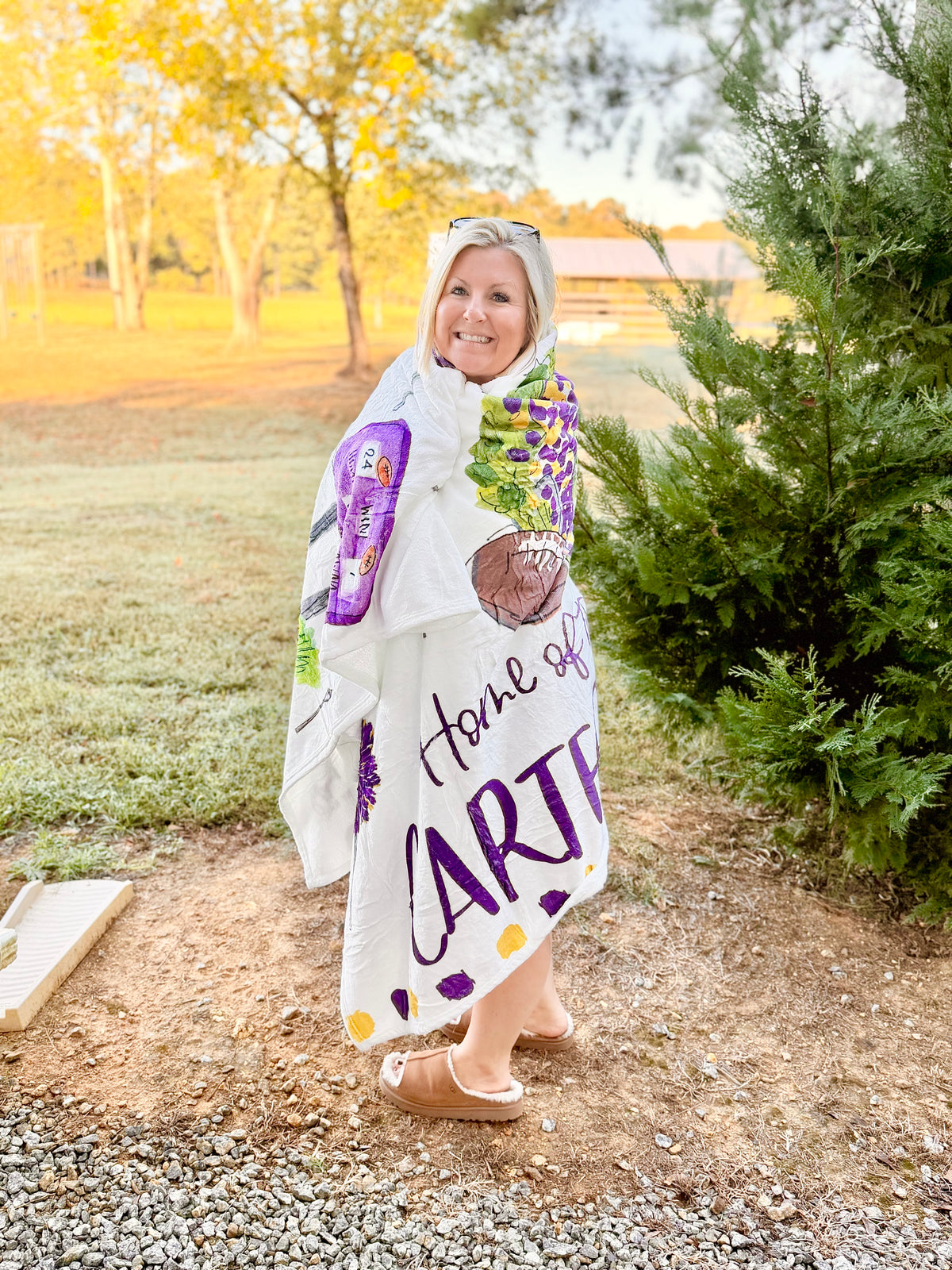 Cartersville Friday Night Lights Fleece Blanket