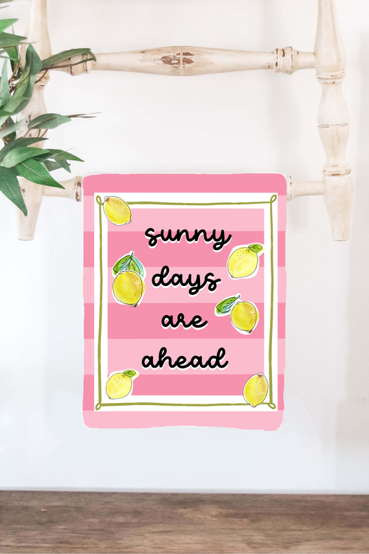 Sunny Days Are Ahead Lemon Towel