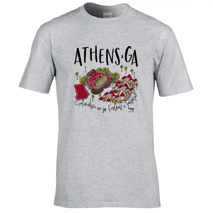 Athens, GA College Town Gameday T Shirt