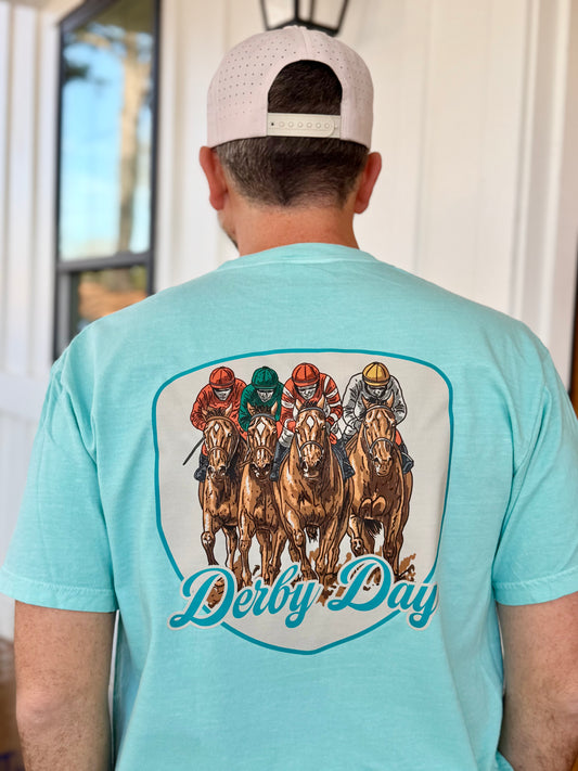 Derby Day Turquoise T-Shirt