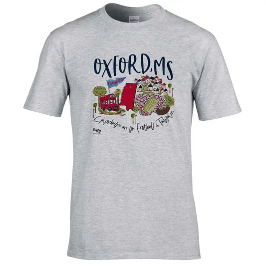 Oxford, MS College Town Gameday T Shirt