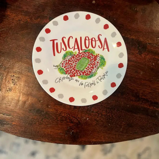 Tuscaloosa, AL Melamine Plates