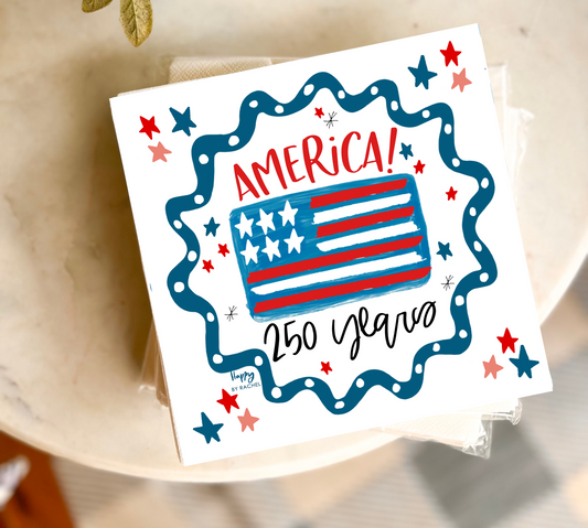 America 250 Cocktail Napkins